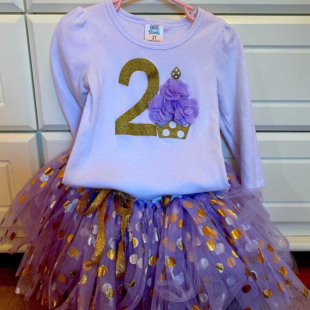 Too and tutu birthday set
